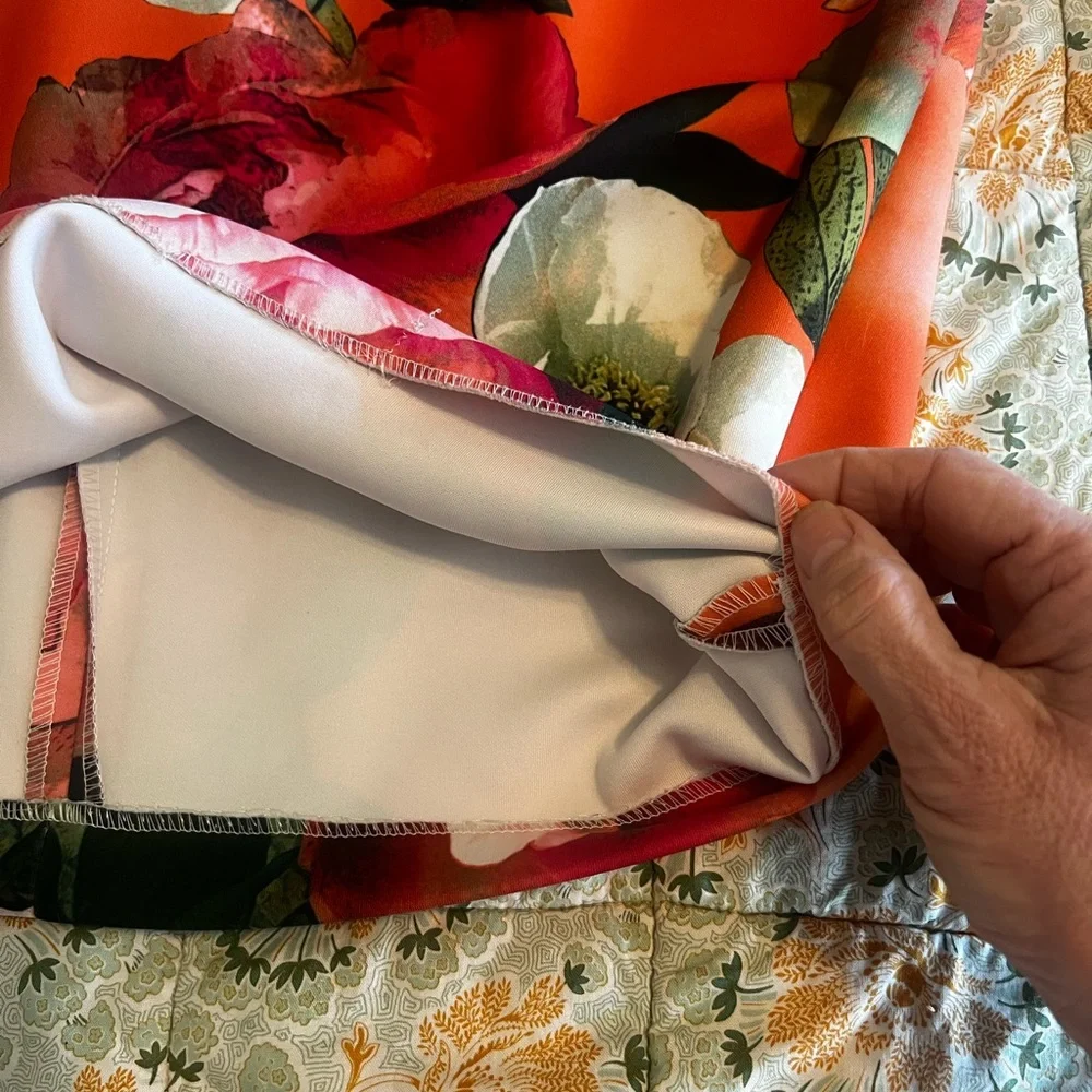 Calvin Klein Vibrant Floral Midi Dress - Picture 6 of 6